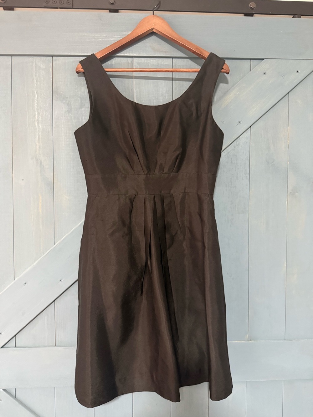 kate spade Black Sleeveless Midi Fit-and-Flare Dress